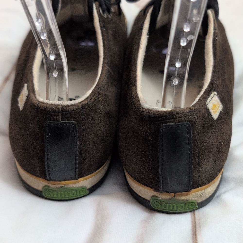 Simple OS Sneaker Womens 8.5 Brown Suede 90s Skate Shoes - Picture 5 of 7